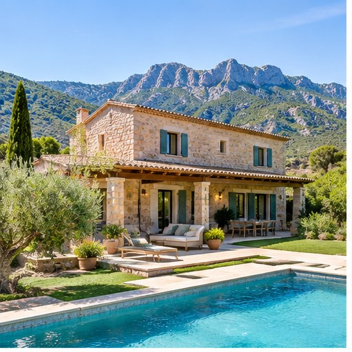 Casa y piscina en Mallorca